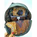 Джинсовый Рюкзак Кот на спине