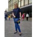 Джинсова сумка з вишивкою Карта Украины